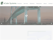 Tablet Screenshot of ecubesystems.com